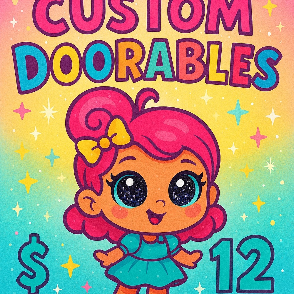 Disney Doorables Figure Custom Created For You!